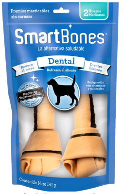 Smart Bones Dental bone small 0.311-Kgs. Adulto
