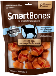 [01-02-01-16-0.0623-2] Smart Bones Bone peanut butter mini 0.0623-Kgs. Adulto